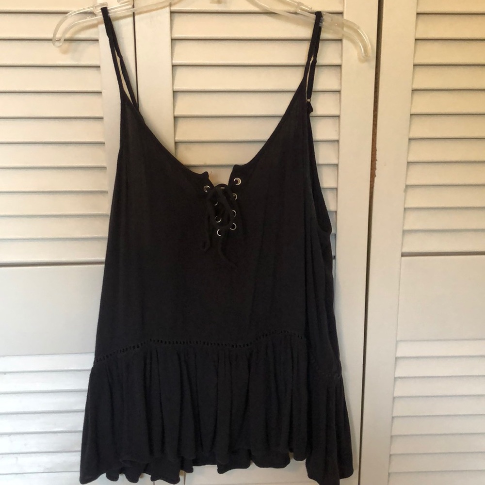 S American Eagle Outfitters Navy Blue Tank Top